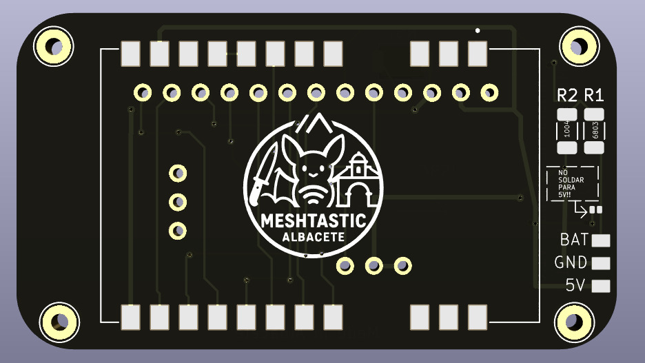 Nodo Meshtastic Albatastic Compact en su caja